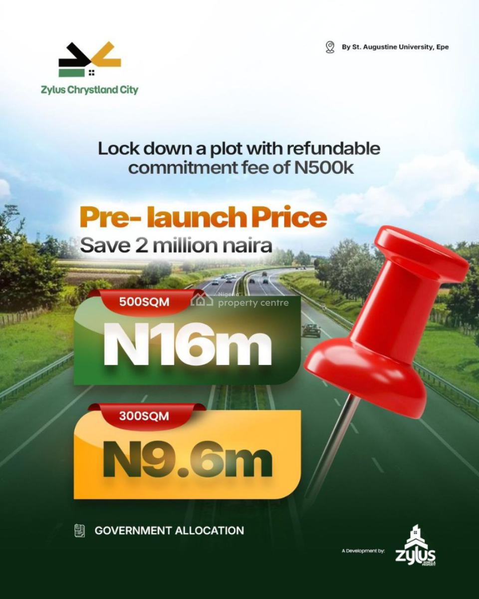 Premium Plots of Land, Chrystland City By St Augustine University, Epe, Lagos, Residential Land for Sale