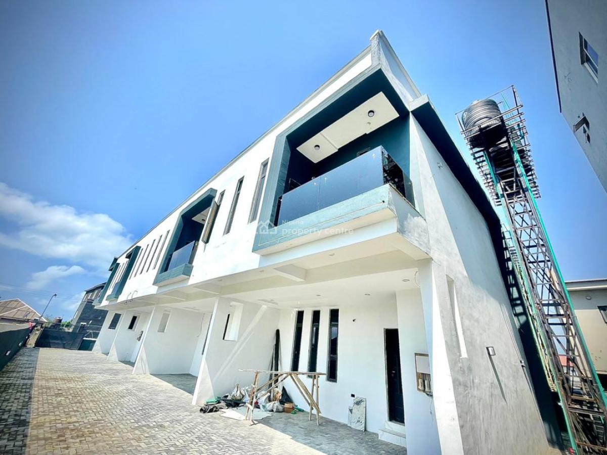 Newly Built 4 Bedroom Terrace Duplex, Second Toll Gate, Lekki, Lagos, Terraced Duplex for Sale