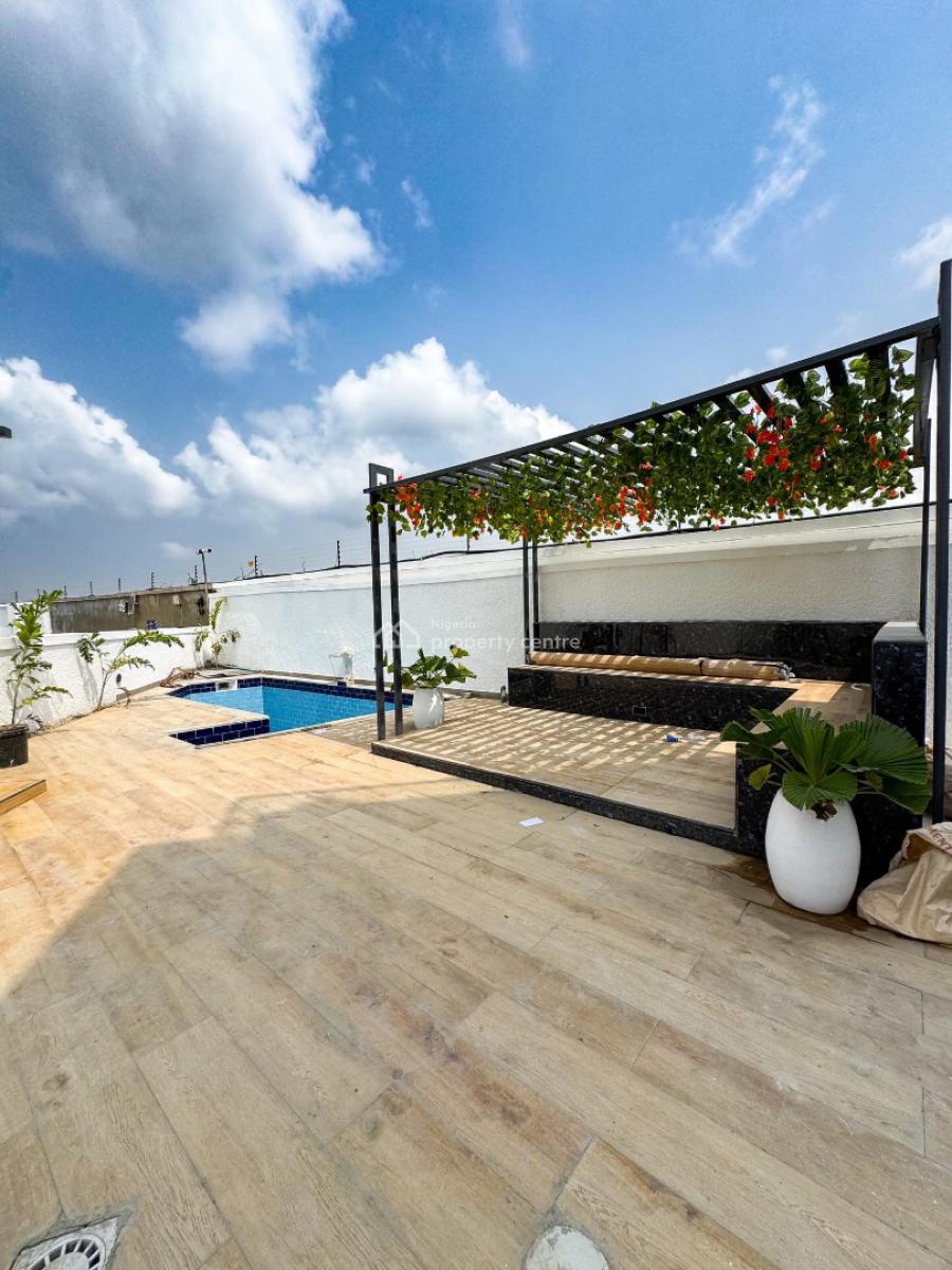 Contemporary 5 Bedroom Detached Duplex with Pool, Cinema,and Bq, Chevron, Lekki, Lagos, Detached Duplex for Sale