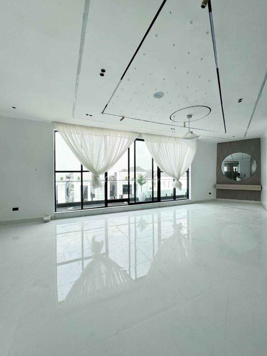 Contemporary 5 Bedroom Detached Duplex with Pool, Cinema,and Bq, Chevron, Lekki, Lagos, Detached Duplex for Sale