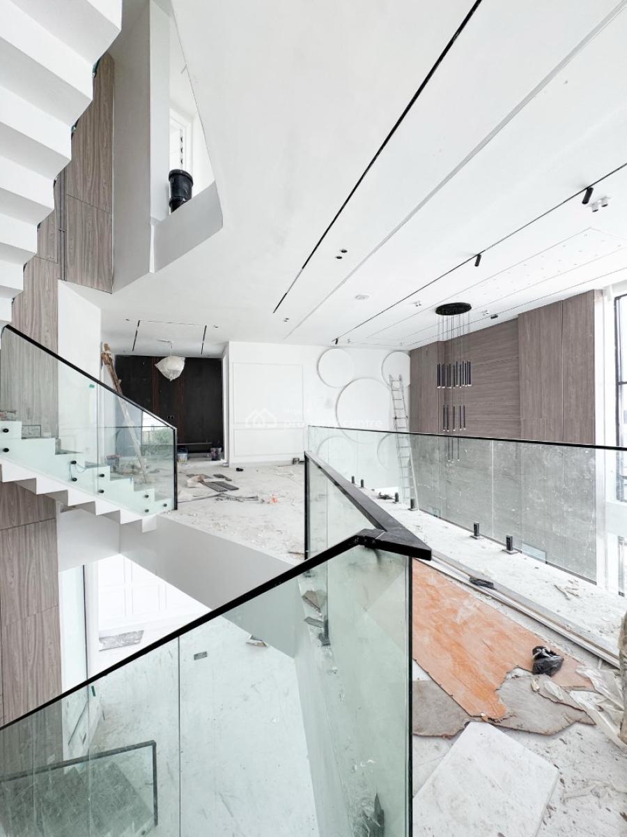 Contemporary 5 Bedroom Detached Duplex with Pool, Cinema,and Bq, Chevron, Lekki, Lagos, Detached Duplex for Sale