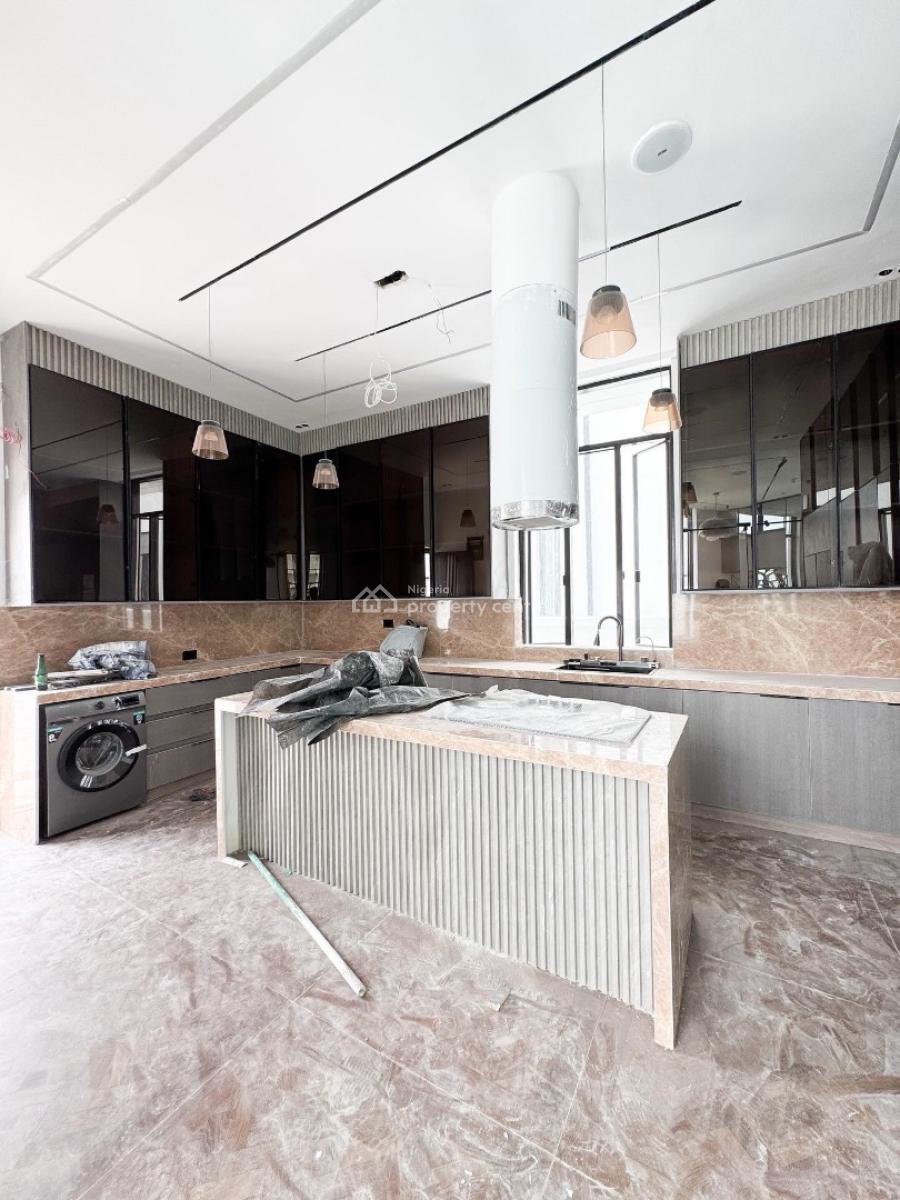 Contemporary 5 Bedroom Detached Duplex with Pool, Cinema,and Bq, Chevron, Lekki, Lagos, Detached Duplex for Sale