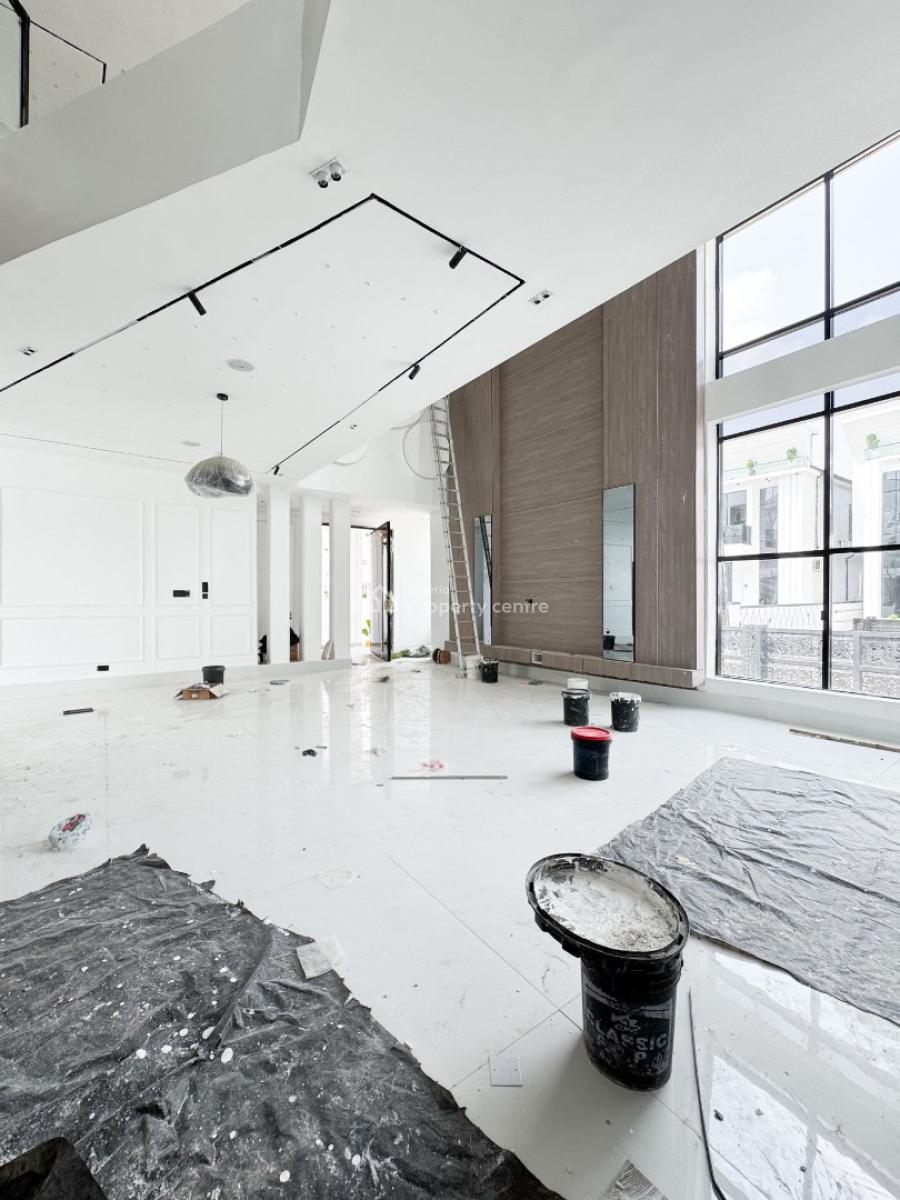 Contemporary 5 Bedroom Detached Duplex with Pool, Cinema,and Bq, Chevron, Lekki, Lagos, Detached Duplex for Sale