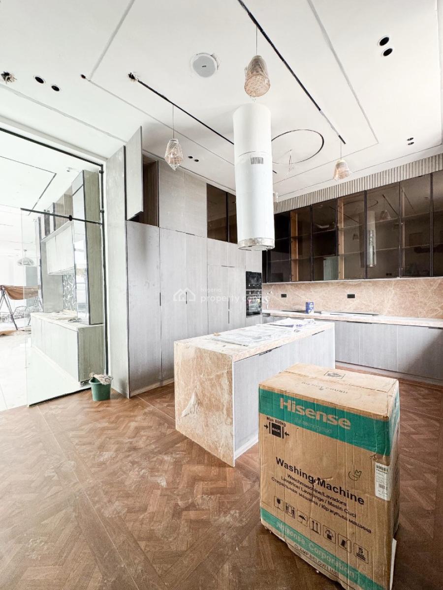 Contemporary 5 Bedroom Detached Duplex with Swimming Pool and Bq, Chevron, Lekki, Lagos, Detached Duplex for Sale