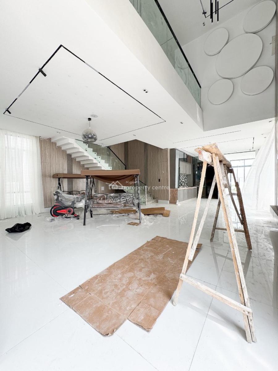 Contemporary 5 Bedroom Detached Duplex with Swimming Pool and Bq, Chevron, Lekki, Lagos, Detached Duplex for Sale