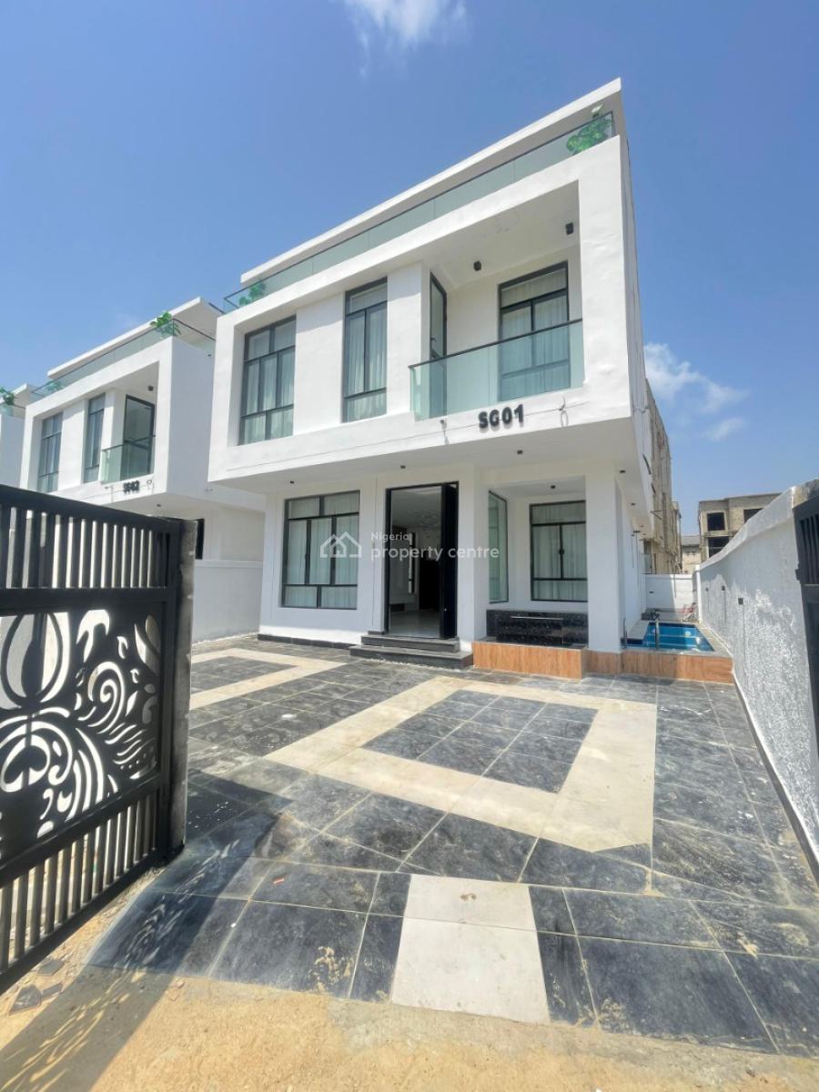 4 Bedroom Fully Detached Smart Home with Swimming Pool, Chevron Drive, Chevron, Lekki, Lagos, Detached Duplex for Sale