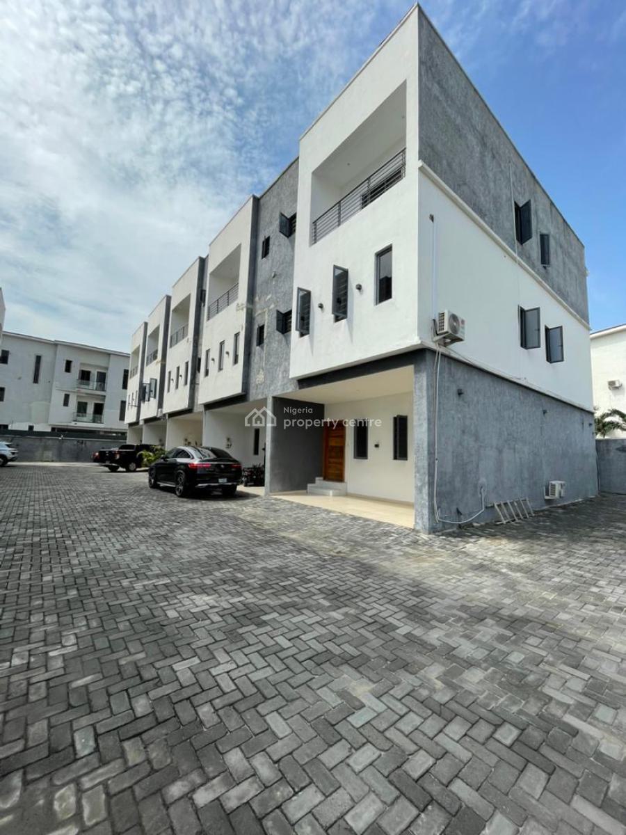 4 Bedroom Terrace Duplex with Bq, Ikate, Lekki, Lagos, Terraced Duplex for Rent