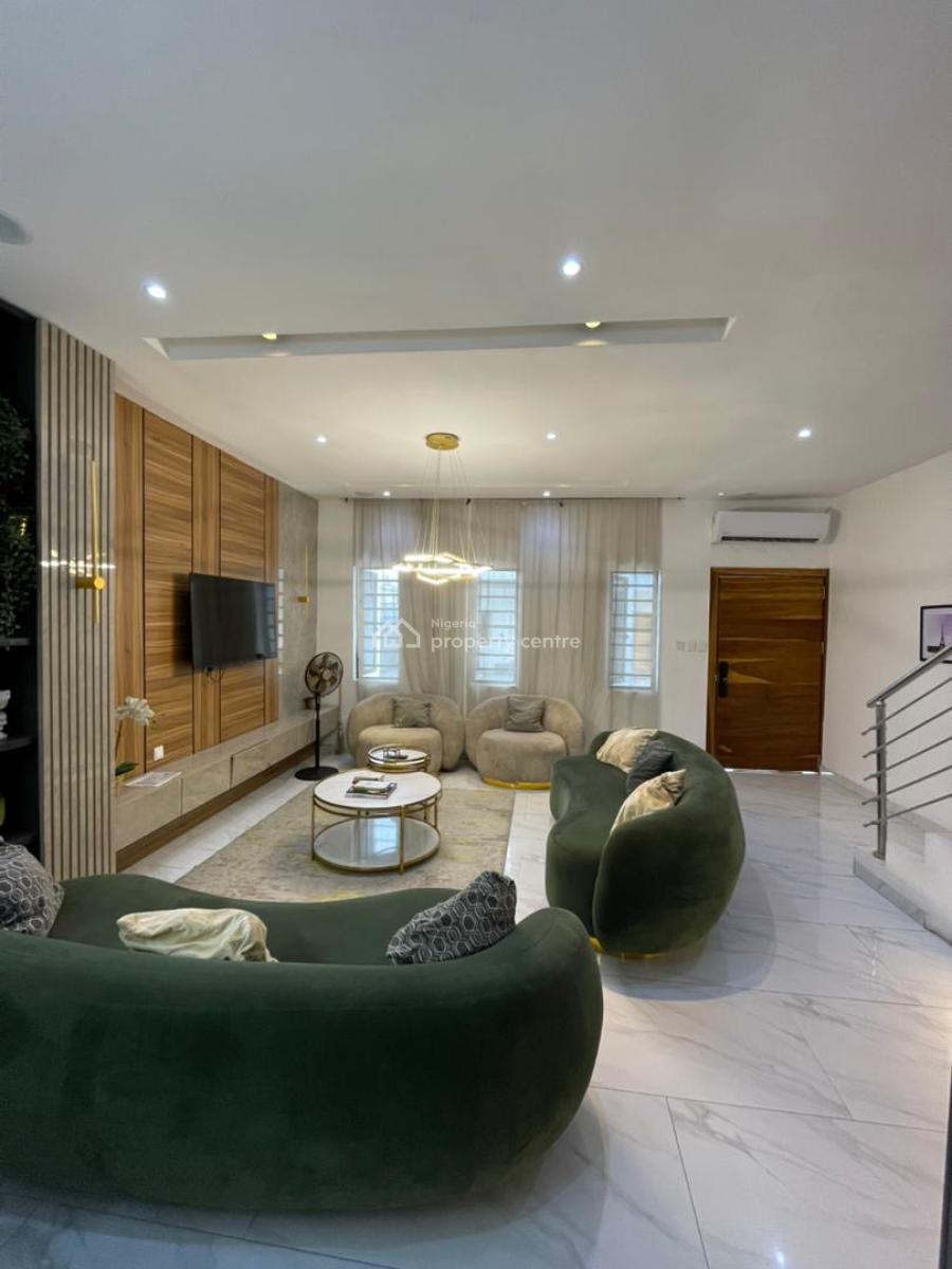 4 Bedroom Terrace Duplex with Bq, Ikate, Lekki, Lagos, Terraced Duplex for Rent