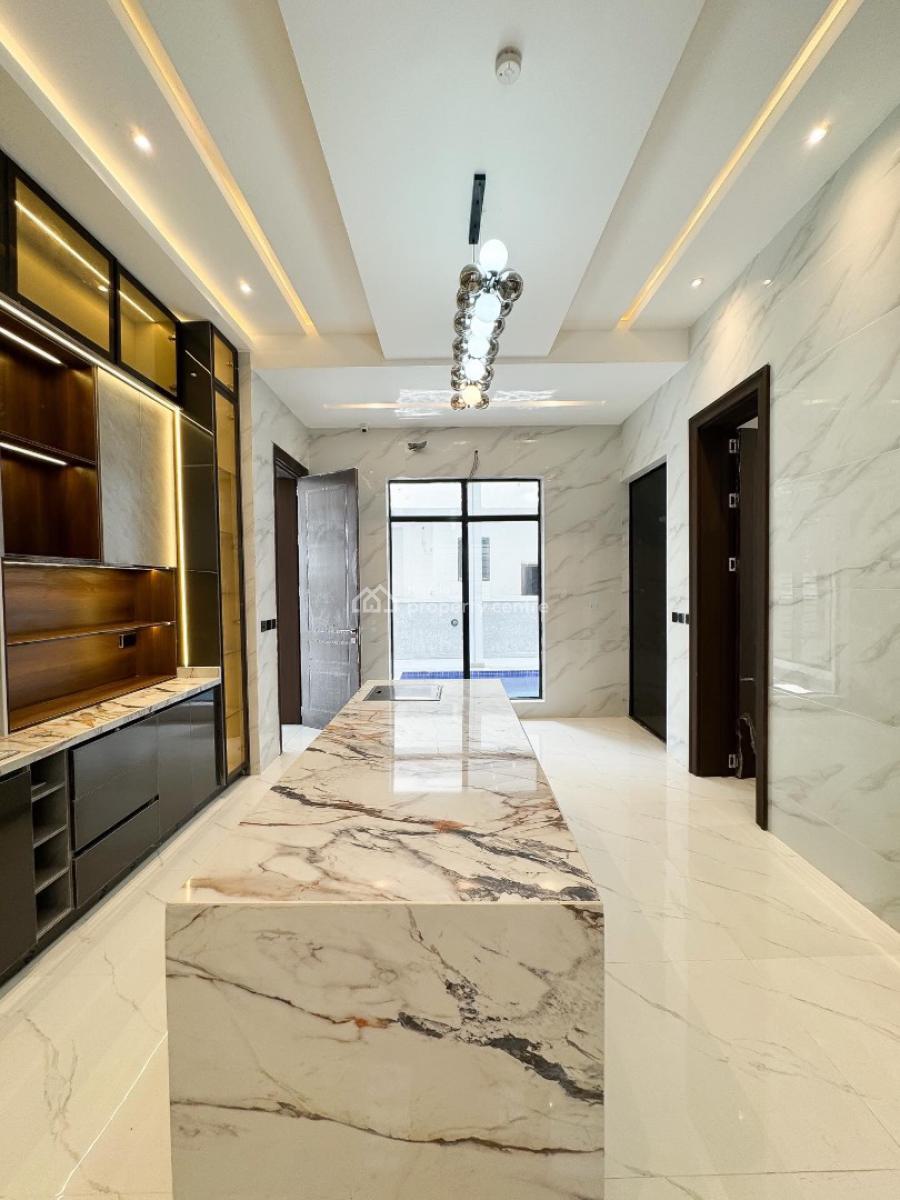 Contemporary 5 Bedroom Detached Duplex with Swimming Pool and Bq, Ikota, Lekki, Lagos, Detached Duplex for Sale