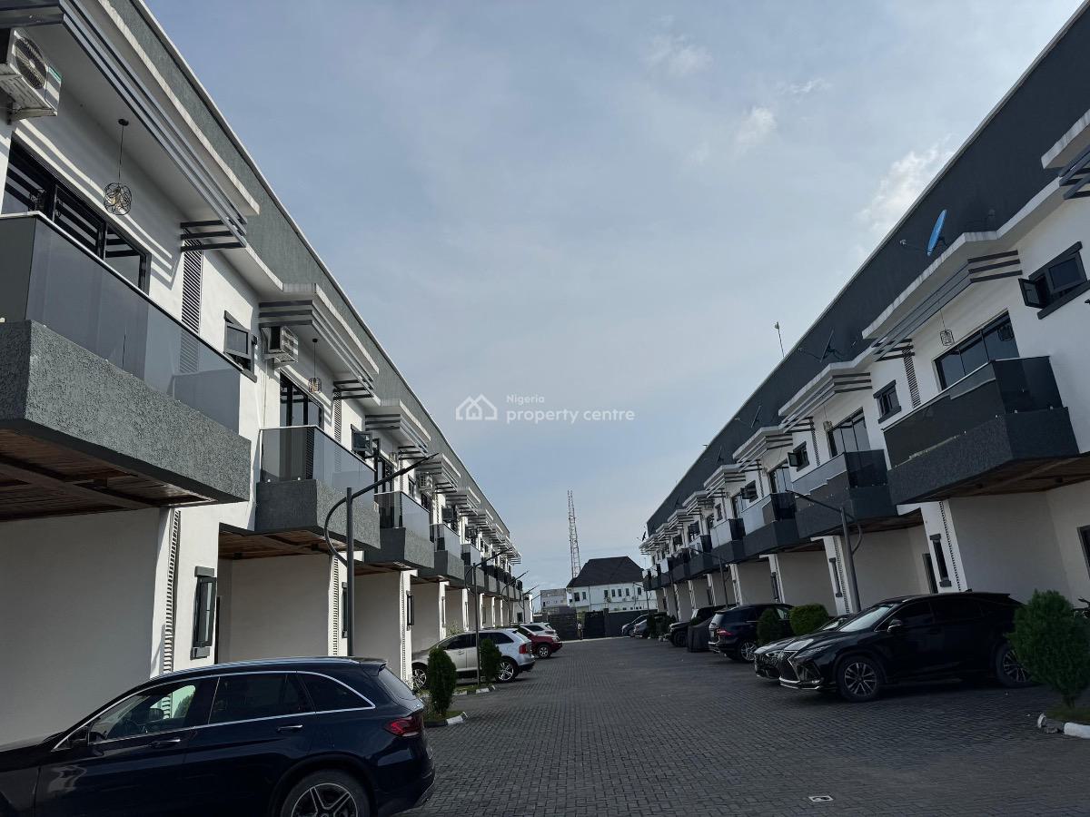 Very Classic 4 Bedroom Terrace Duplex, Osapa, Lekki, Lagos, Terraced Duplex for Rent