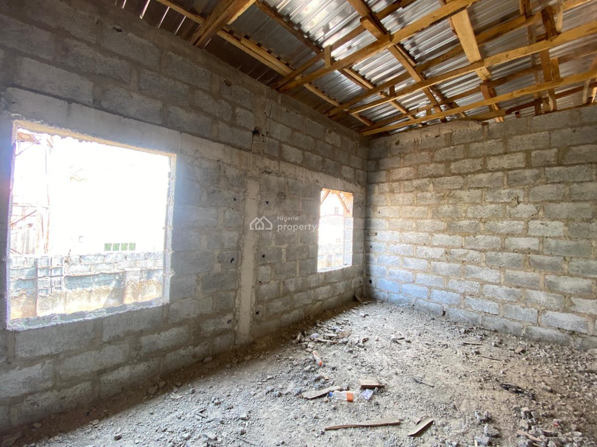 4 Bedrooms Semi-detached Duplex with Bq (carcass), Life Camp, Abuja, Semi-detached Duplex for Sale