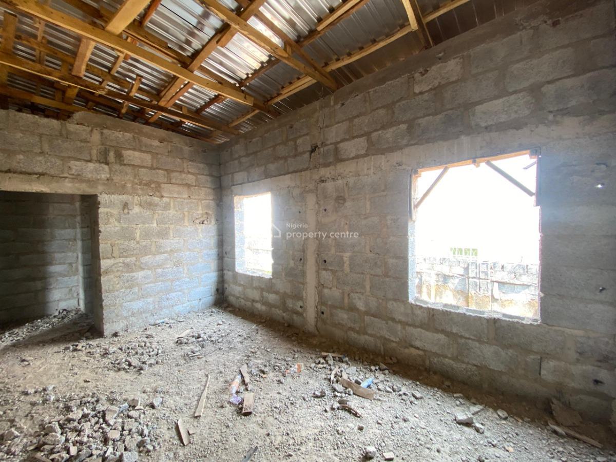 4 Bedrooms Semi-detached Duplex with Bq (carcass), Life Camp, Abuja, Semi-detached Duplex for Sale