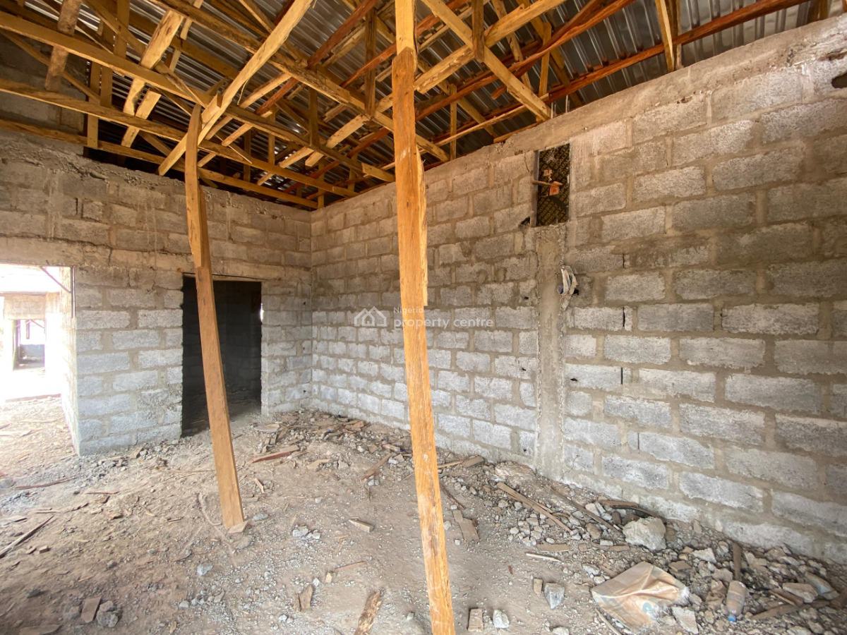 4 Bedrooms Semi-detached Duplex with Bq (carcass), Life Camp, Abuja, Semi-detached Duplex for Sale