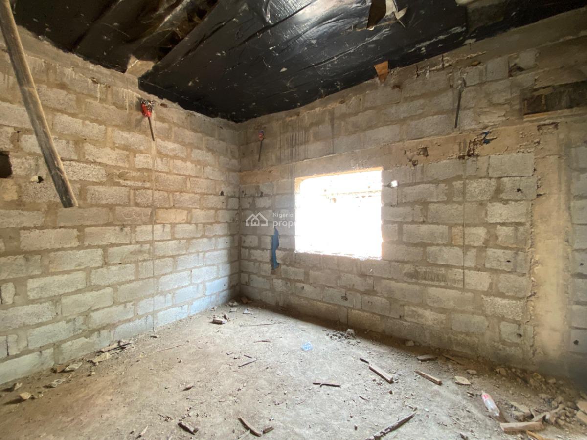 4 Bedrooms Semi-detached Duplex with Bq (carcass), Life Camp, Abuja, Semi-detached Duplex for Sale