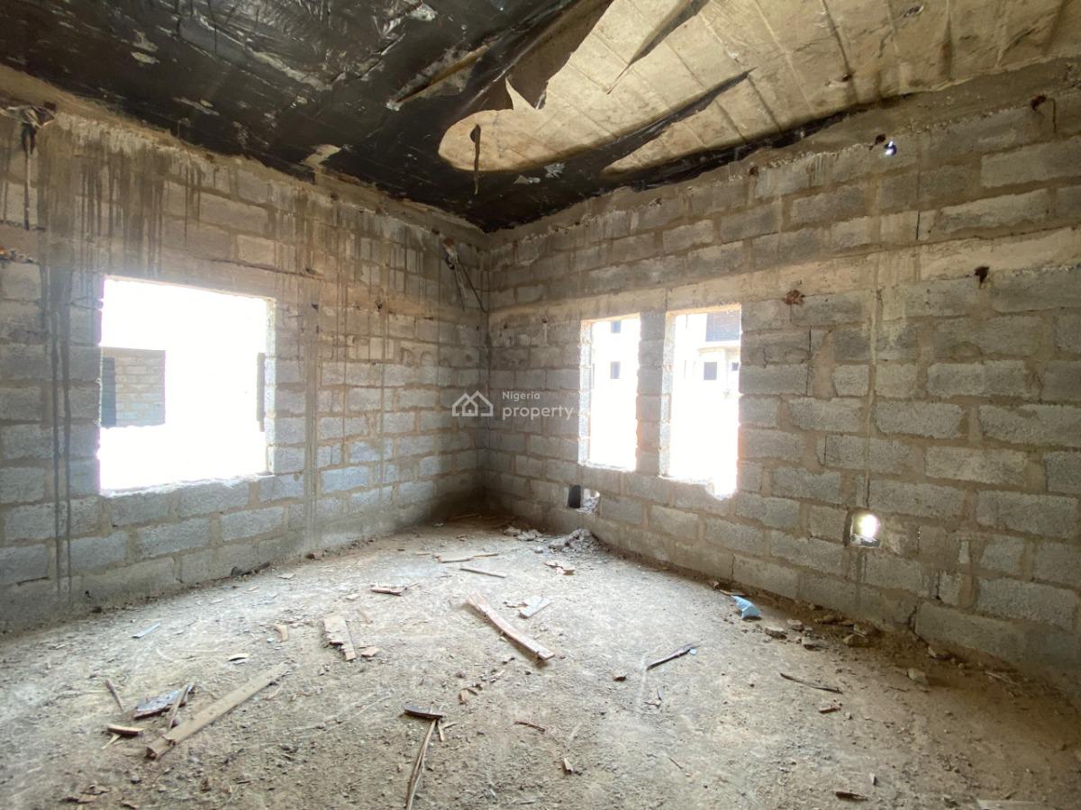 6 Bedroom Fully Detached Duplex with Bq (carcass), Life Camp, Abuja, Detached Duplex for Sale