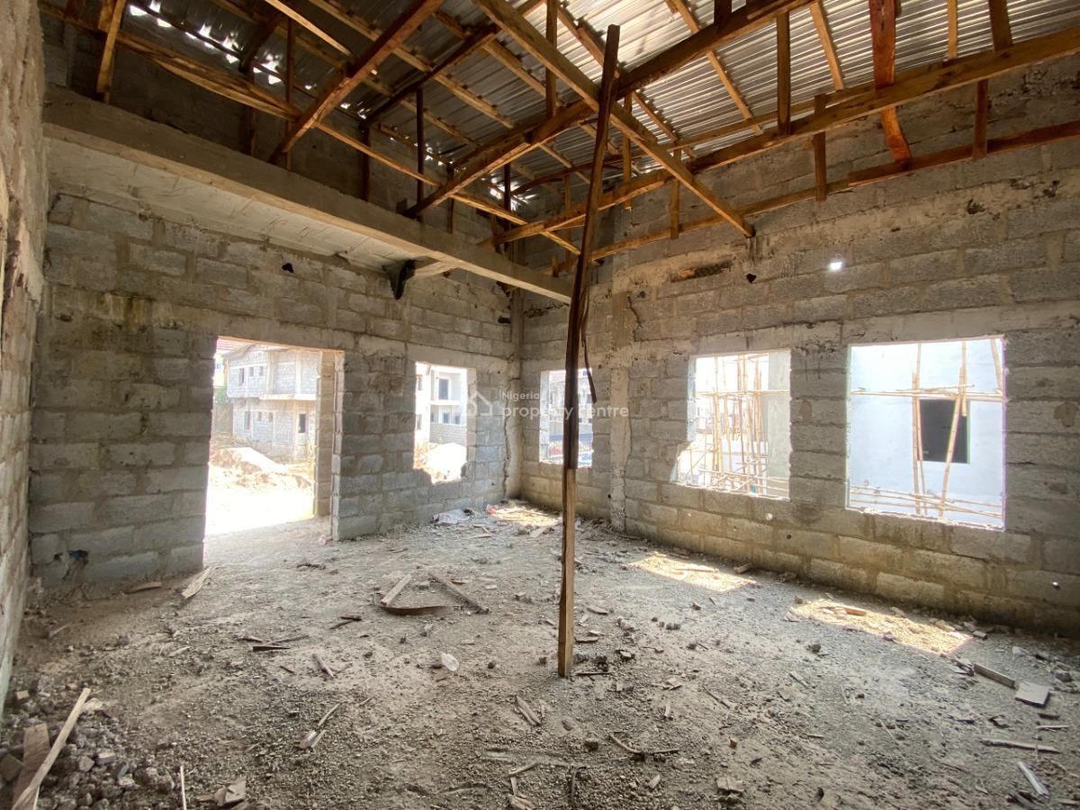 6 Bedroom Fully Detached Duplex with Bq (carcass), Life Camp, Abuja, Detached Duplex for Sale