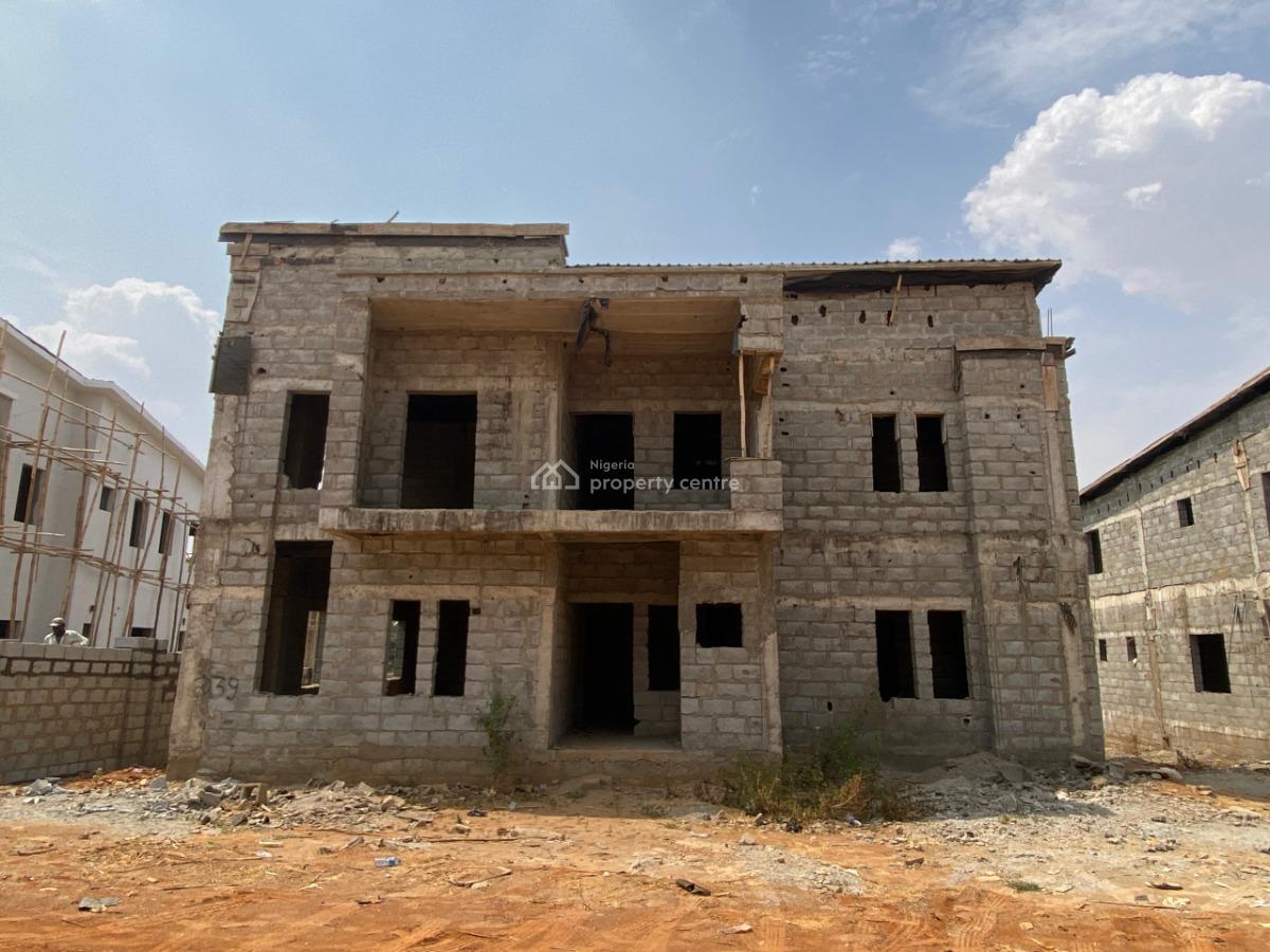 6 Bedroom Fully Detached Duplex with Bq (carcass), Life Camp, Abuja, Detached Duplex for Sale