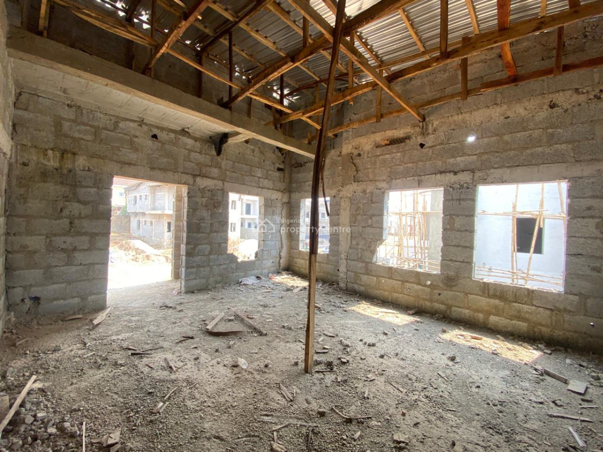 6 Bedroom Fully Detached Duplex with Bq (carcass), Life Camp, Abuja, Detached Duplex for Sale