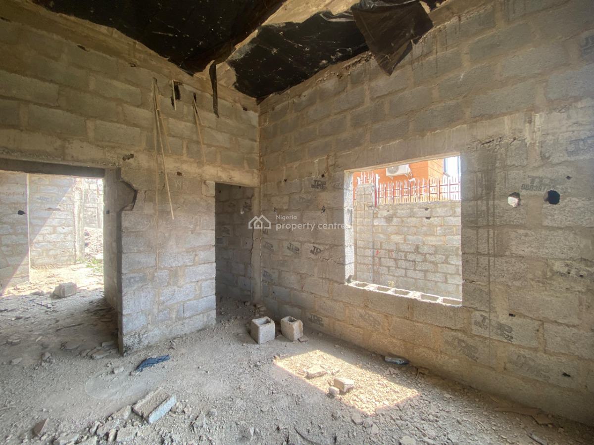 3 Bedrooms Apartment with Bq (carcass), Life Camp, Abuja, Flat / Apartment for Sale