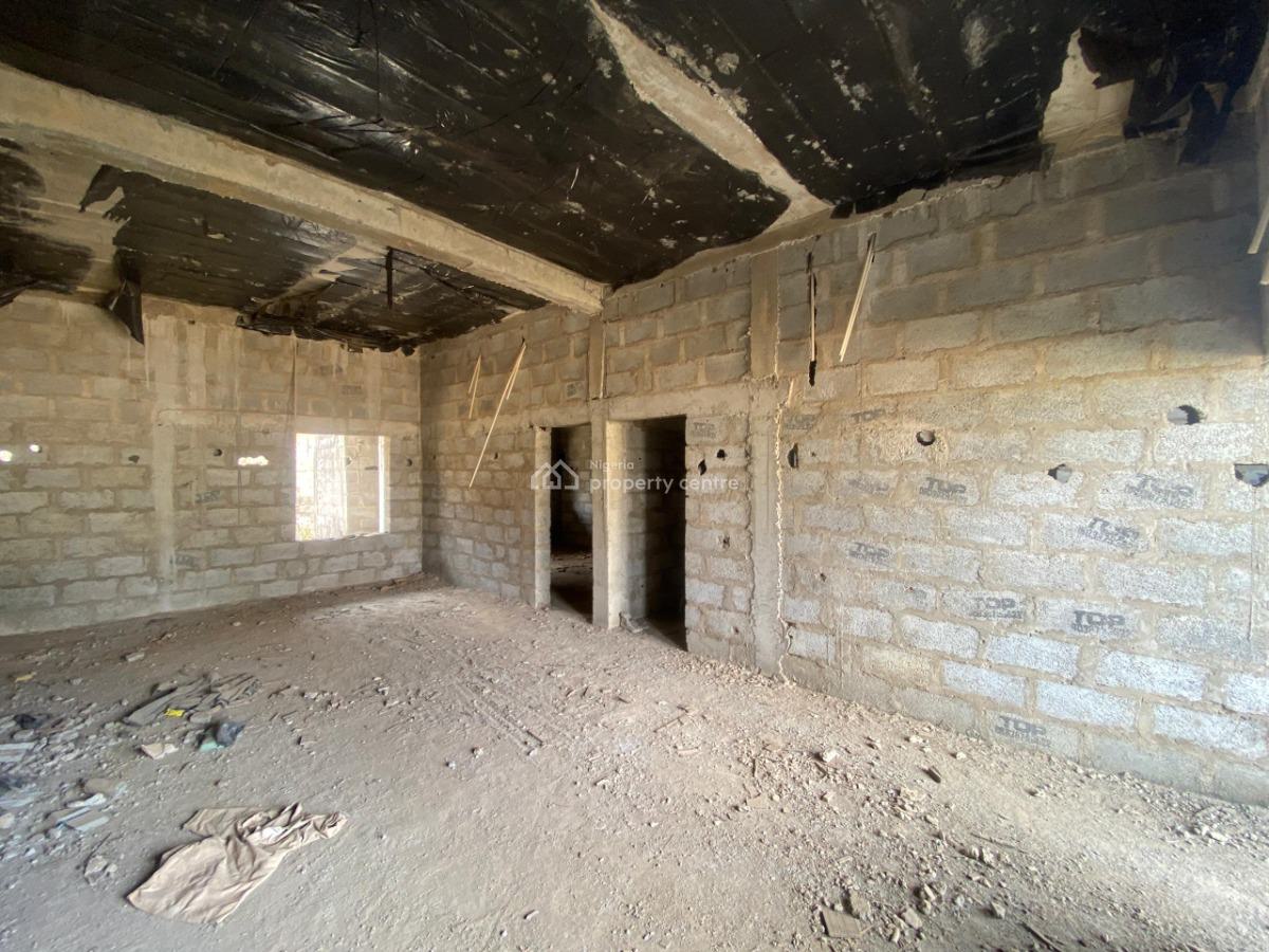 3 Bedrooms Apartment with Bq (carcass), Life Camp, Abuja, Flat / Apartment for Sale