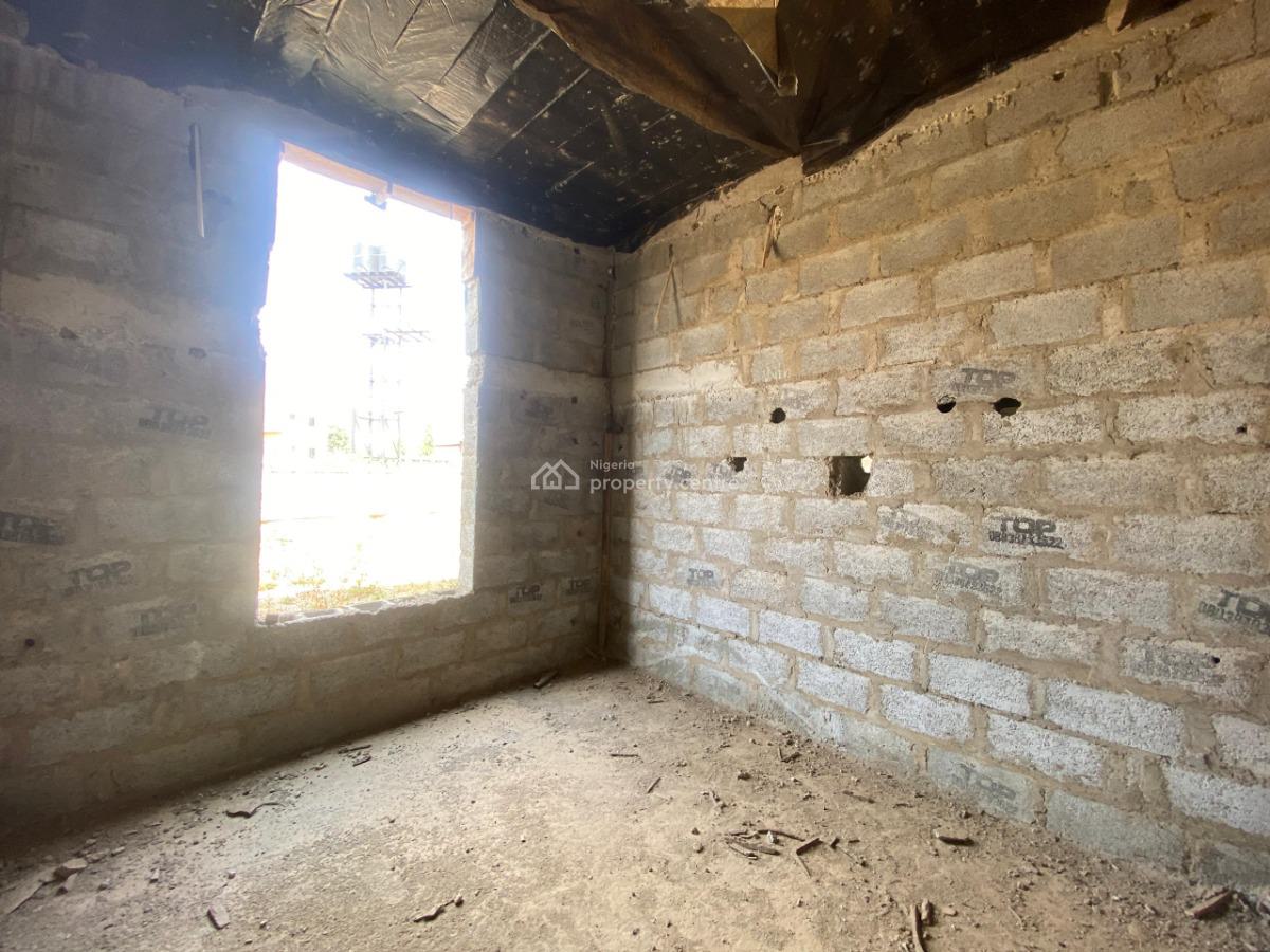 3 Bedrooms Apartment with Bq (carcass), Life Camp, Abuja, Flat / Apartment for Sale