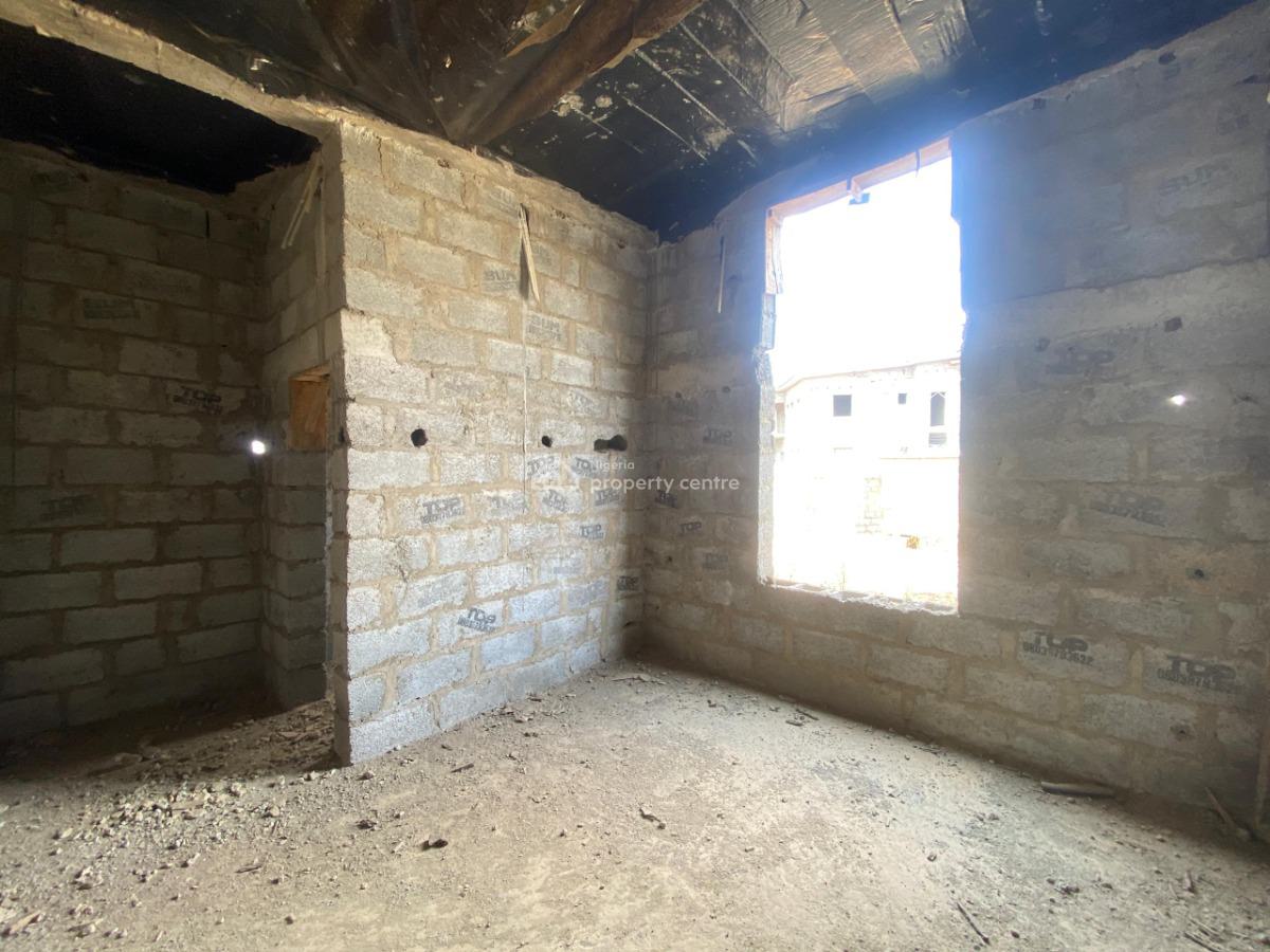 3 Bedrooms Apartment with Bq (carcass), Life Camp, Abuja, Flat / Apartment for Sale