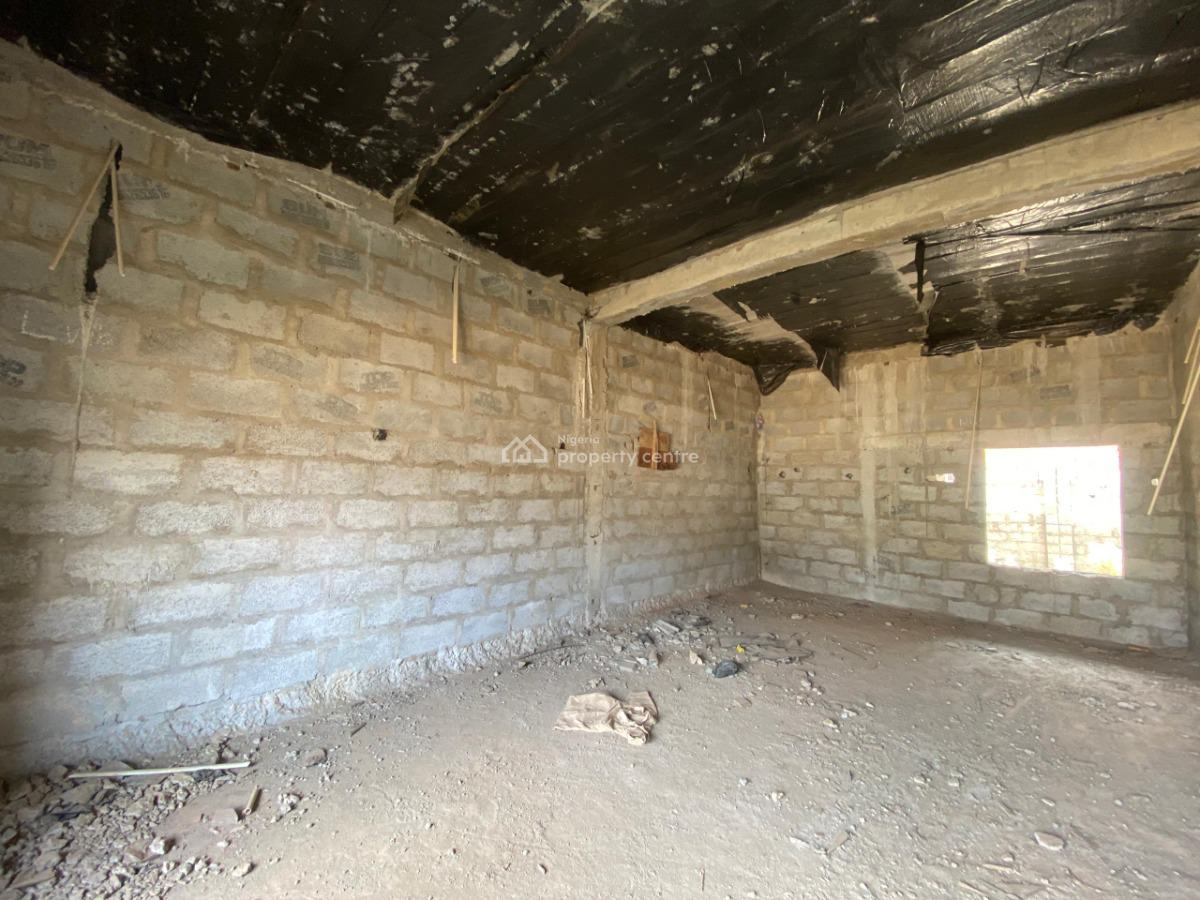 3 Bedrooms Apartment with Bq (carcass), Life Camp, Abuja, Flat / Apartment for Sale