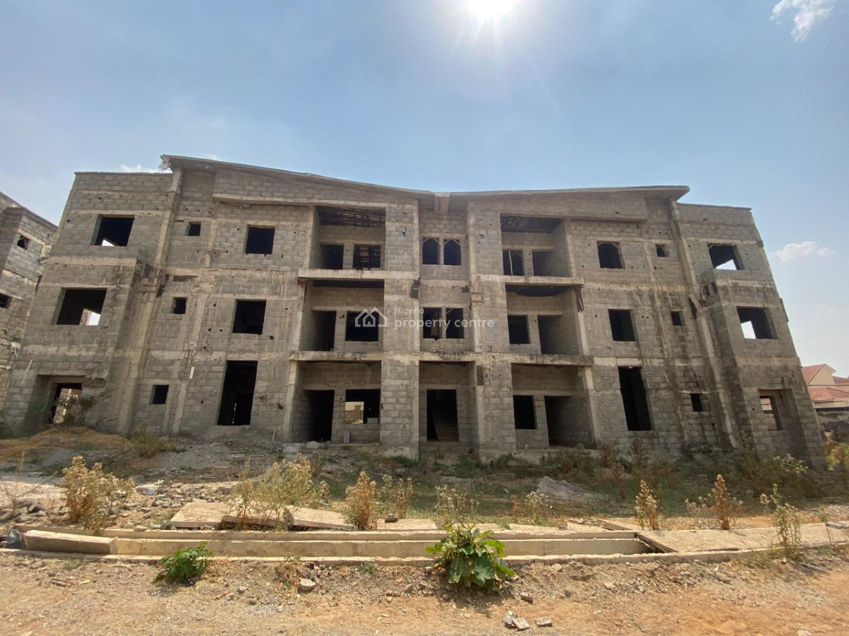 3 Bedrooms Apartment with Bq (carcass), Life Camp, Abuja, Flat / Apartment for Sale