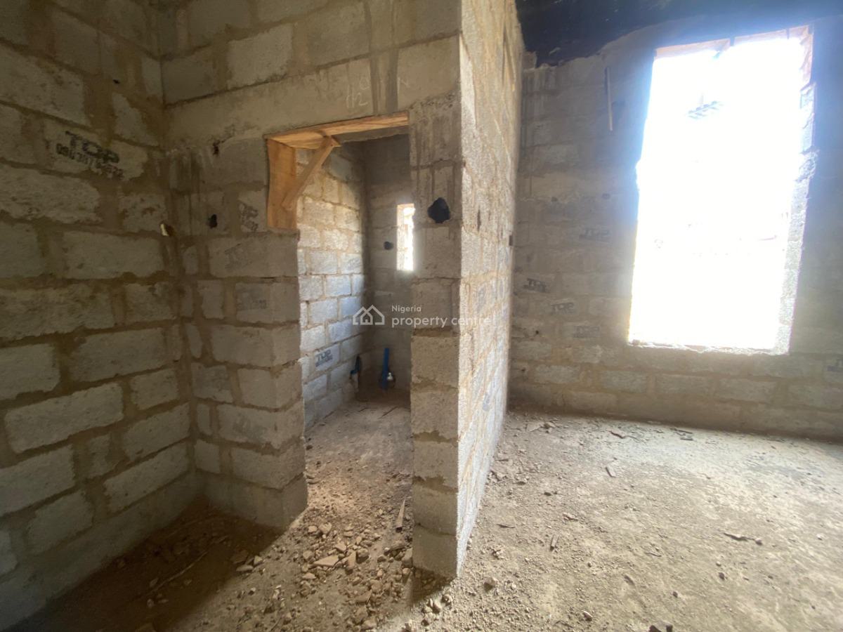 3 Bedrooms Apartment with Bq (carcass), Life Camp, Abuja, Flat / Apartment for Sale