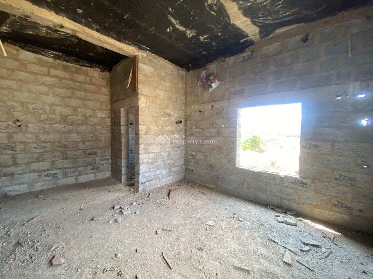 3 Bedrooms Apartment with Bq (carcass), Life Camp, Abuja, Flat / Apartment for Sale