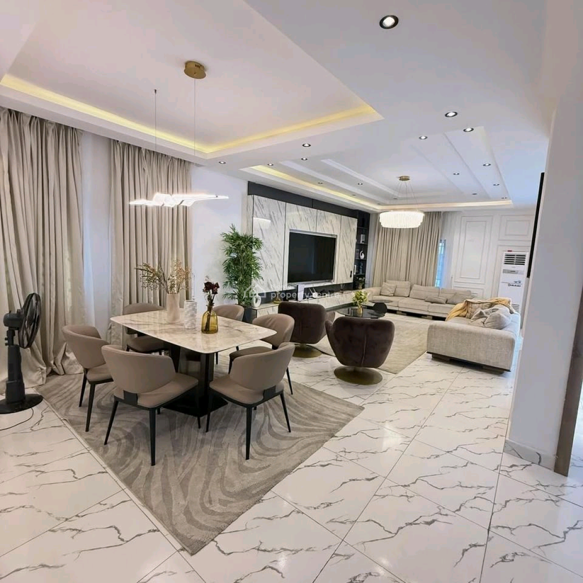 Fully Furnished 4-bedroom Terrace Duplex (with Bq) Move-in Ready., Katampe Extension, Katampe, Abuja, House for Sale