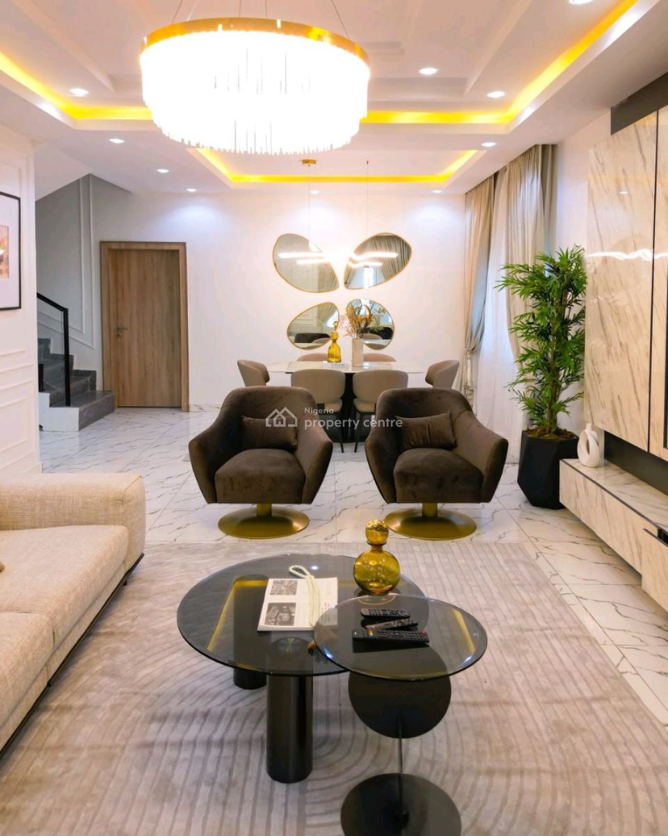 Fully Furnished 4-bedroom Terrace Duplex (with Bq) Move-in Ready., Katampe Extension, Katampe, Abuja, House for Sale