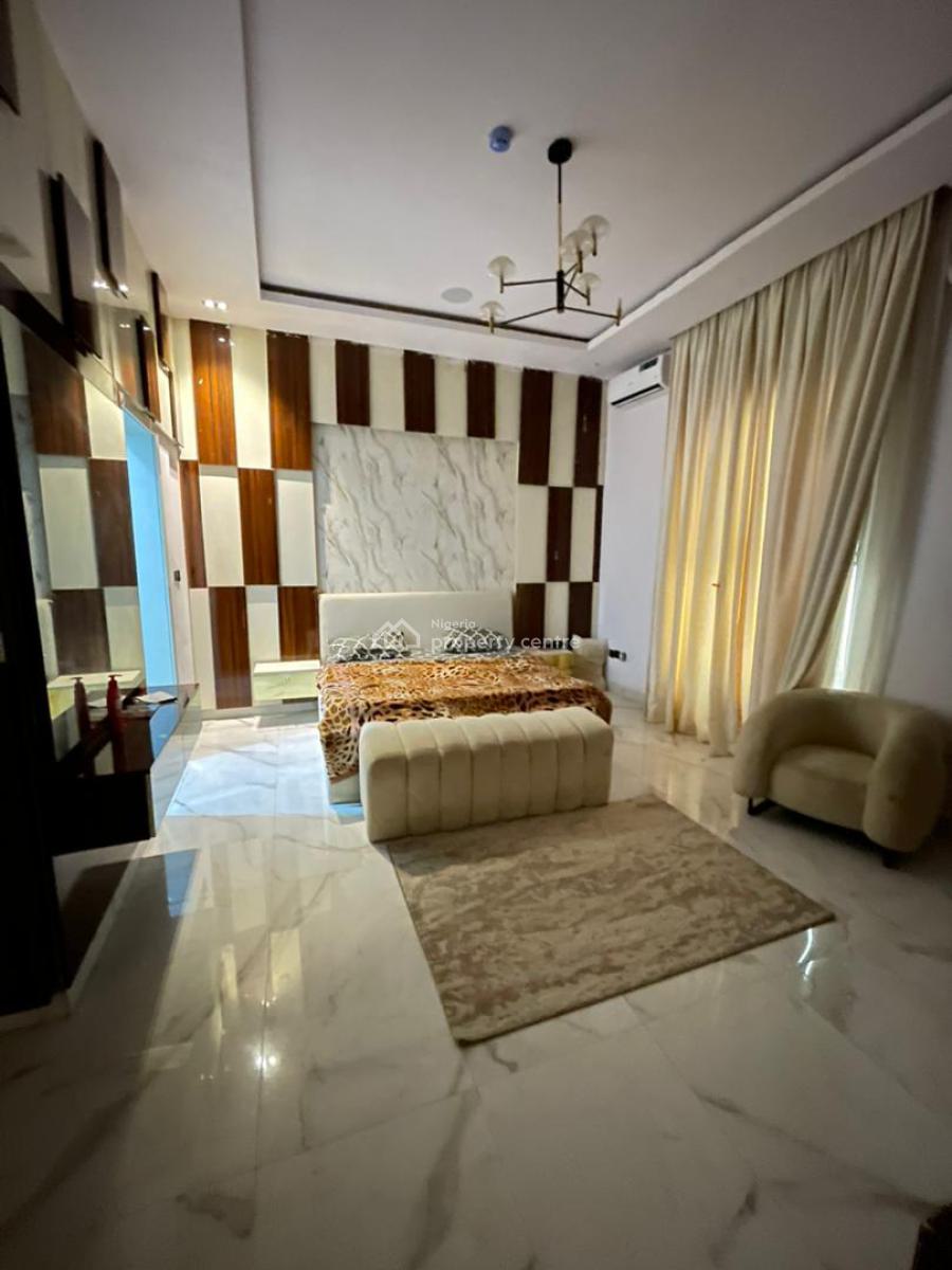 Fully Furnished Luxury 6 Bedroom Fully Detached Duplex with Spacious Bq, Pinnock Beach Estate, Osapa, Lekki, Lagos, Detached Duplex for Rent