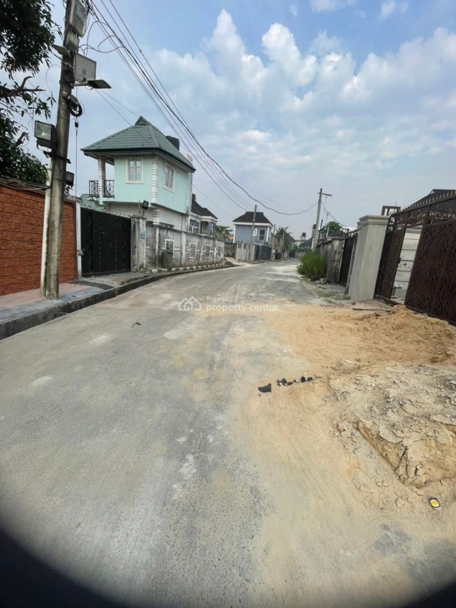 Prime 1 Plot of Table Land in a Gated Estate with Federal Light, Shell Cooperative Estate Eneka Eliozu Link Road, Eneka, Port Harcourt, Rivers, Mixed-use Land for Sale