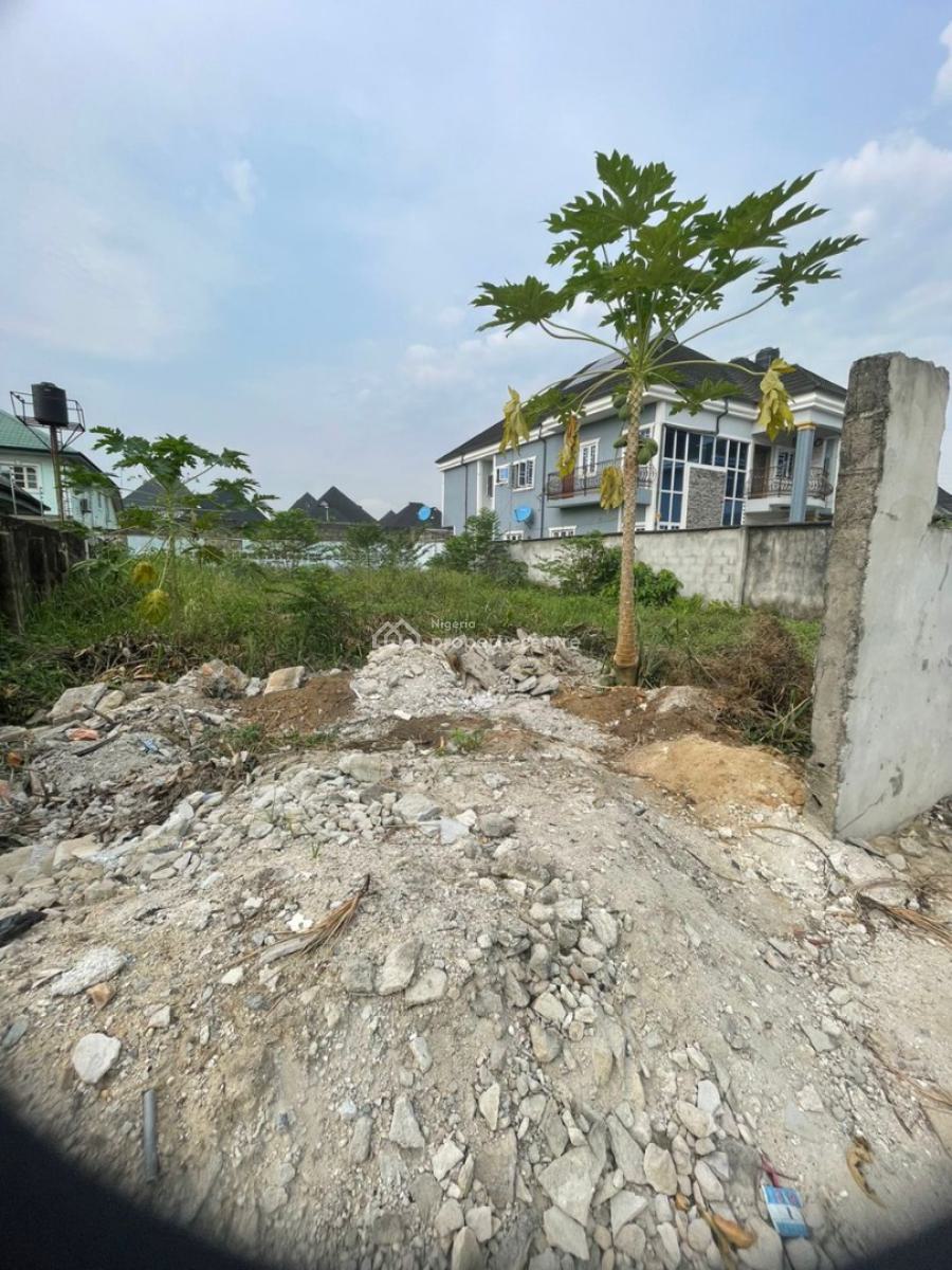 Prime 1 Plot of Table Land in a Gated Estate with Federal Light, Shell Cooperative Estate Eneka Eliozu Link Road, Eneka, Port Harcourt, Rivers, Mixed-use Land for Sale