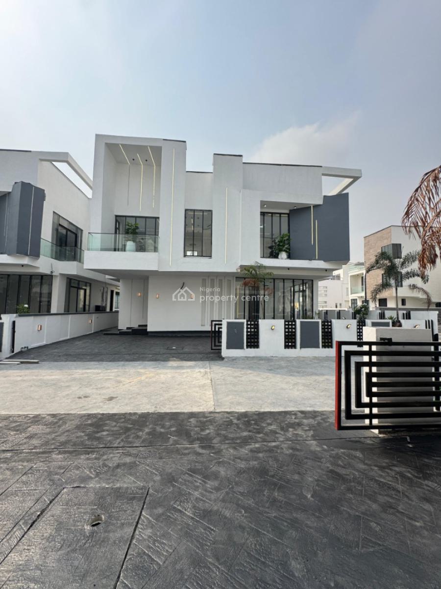 Lovely, Luxury 5 Bedroom Detached Duplex with a Bq., Chevron, Lekki, Lagos, Detached Duplex for Sale