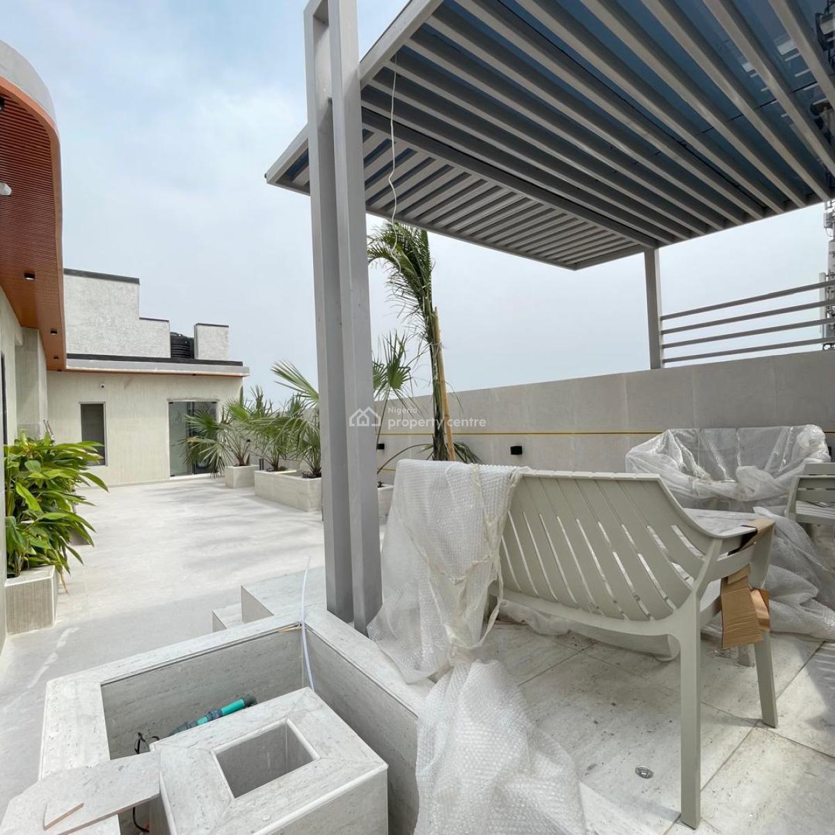 Newly Built 2 Bedroom Penthouse with Swimming Pool, Elevator, Rooftop, Lekki Phase 1, Lekki, Lagos, Detached Bungalow for Sale