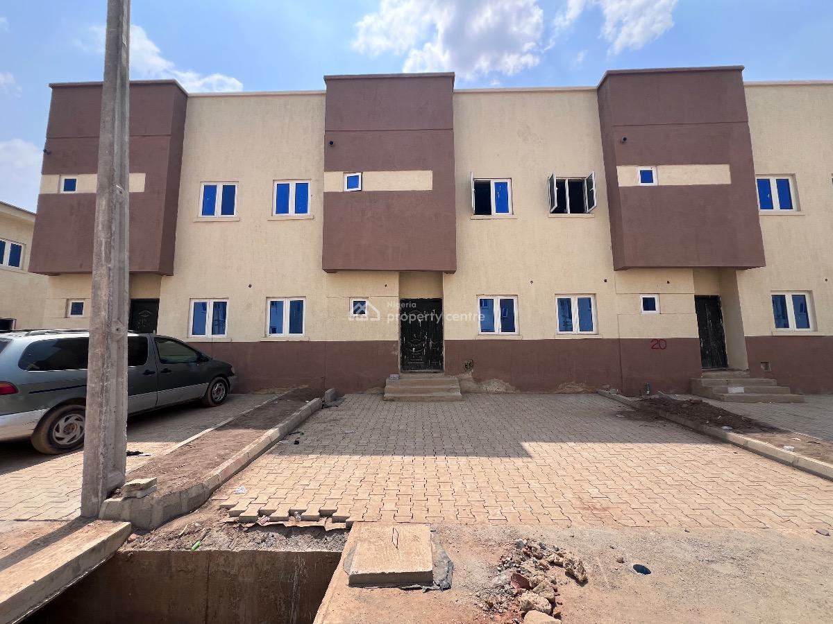 3 Bedroom Terrace with Bq Semi Finished, Karsana, Abuja, House for Sale