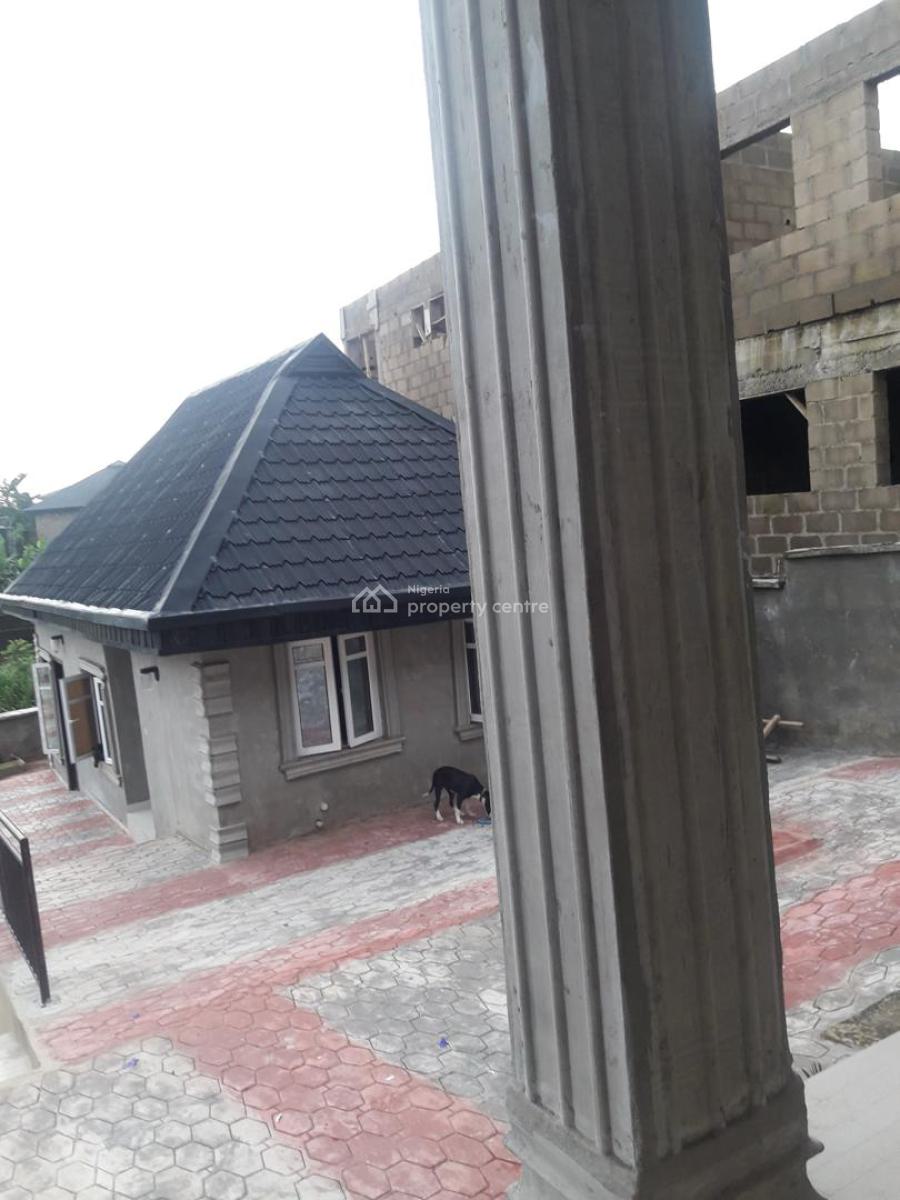 4 Bedroom Bungalow with 2-unit Boys Quarter(bq), Happy Land Estate,lagos–ibadan Expressway., Magboro, Ogun, House for Sale