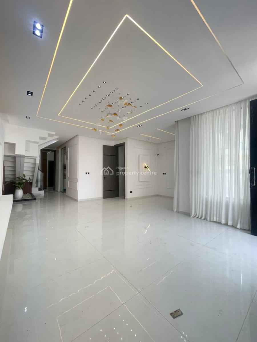 Luxury 5 Bedroom Fully Detached Duplex Smart Home with a Bq, Chevron, Lekki, Lagos, Detached Duplex for Sale