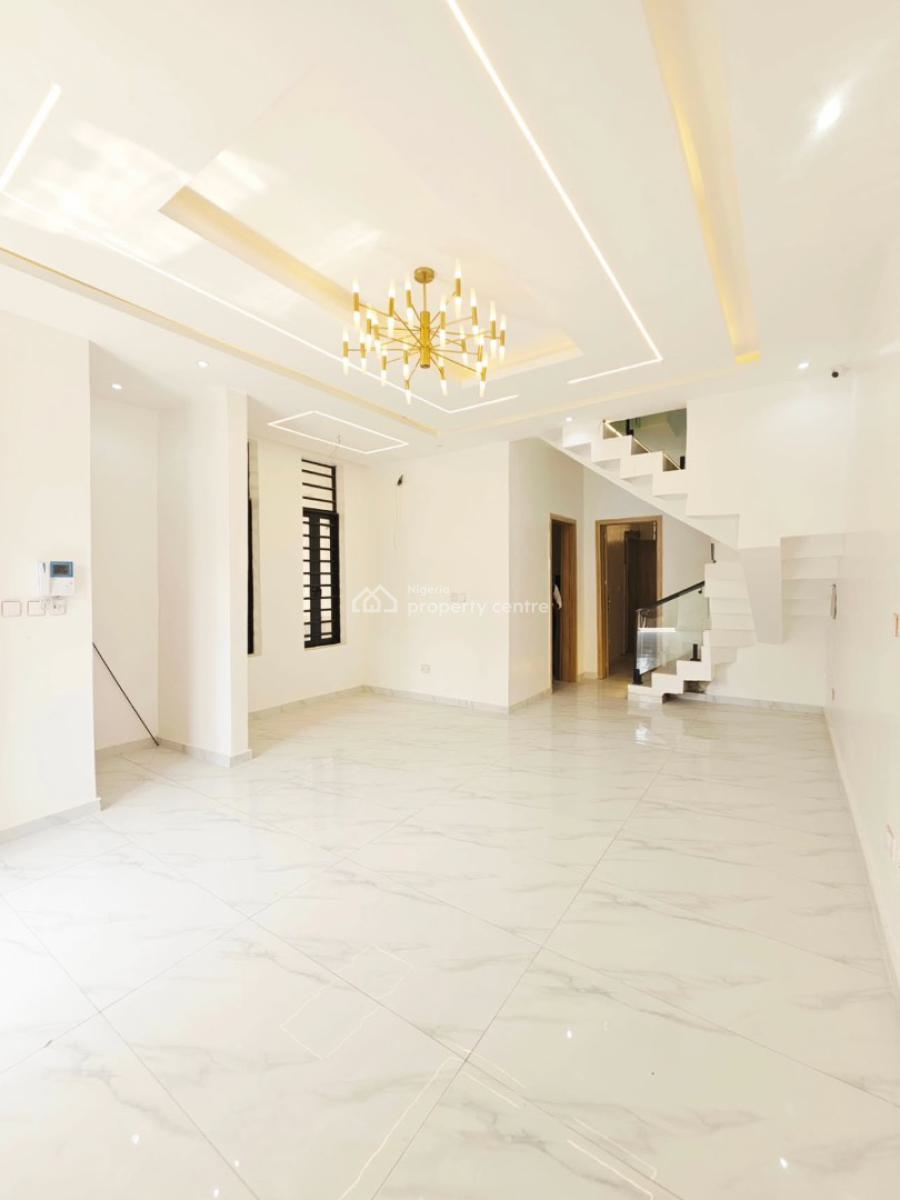 Newly Built 4 Bedroom Semi Detached Duplex with Bq, Secure Estate at Sangotedo Lagos, Sangotedo, Ajah, Lagos, Semi-detached Duplex for Sale