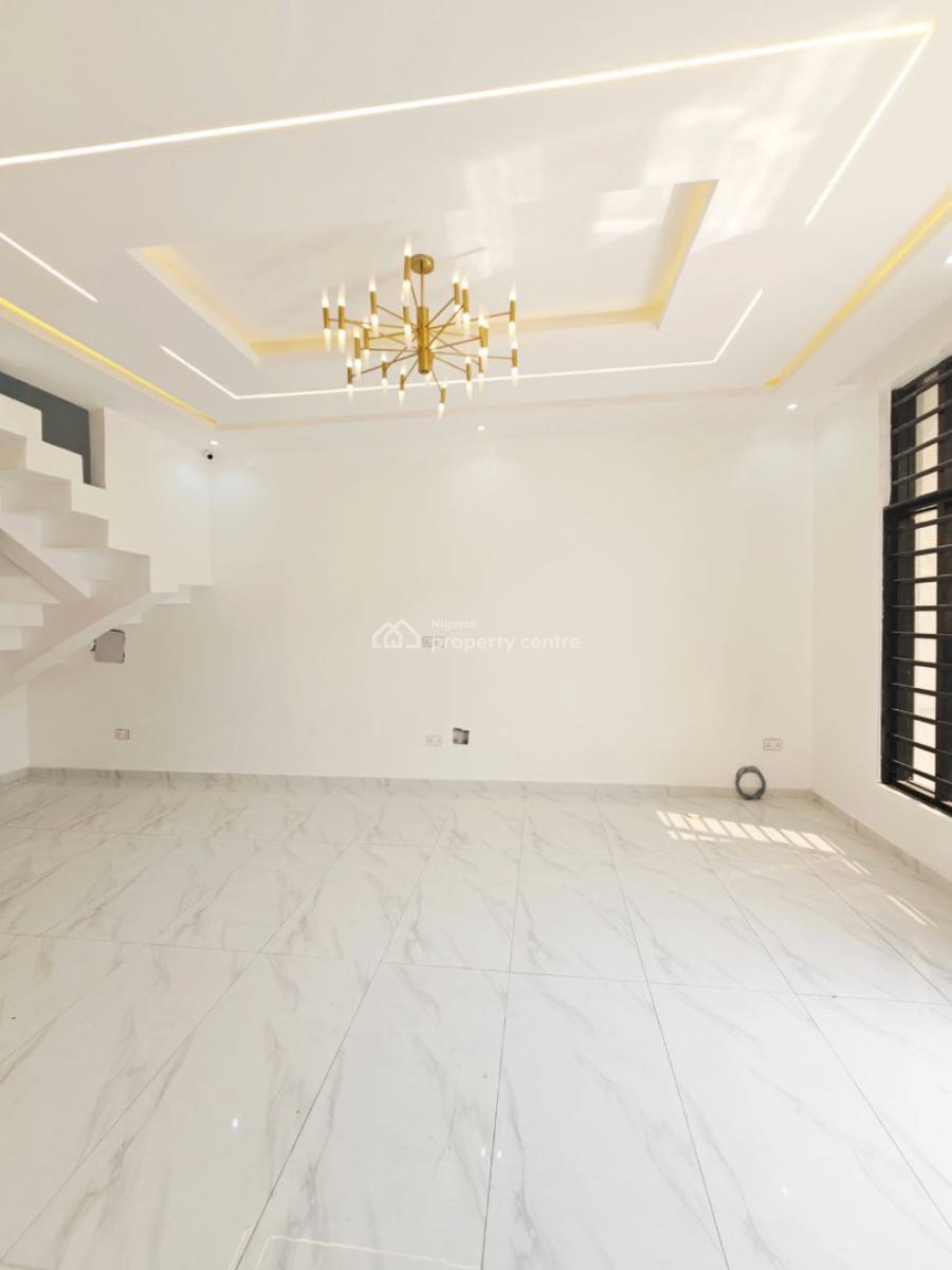 Newly Built 4 Bedroom Semi Detached Duplex with Bq, Secure Estate at Sangotedo Lagos, Sangotedo, Ajah, Lagos, Semi-detached Duplex for Sale