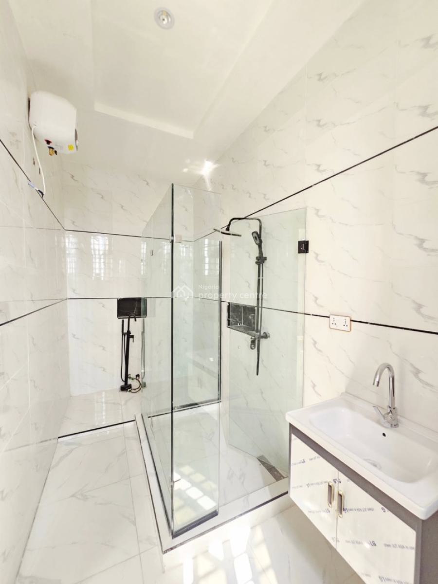 Newly Built 4 Bedroom Semi Detached Duplex with Bq, Secure Estate at Sangotedo Lagos, Sangotedo, Ajah, Lagos, Semi-detached Duplex for Sale