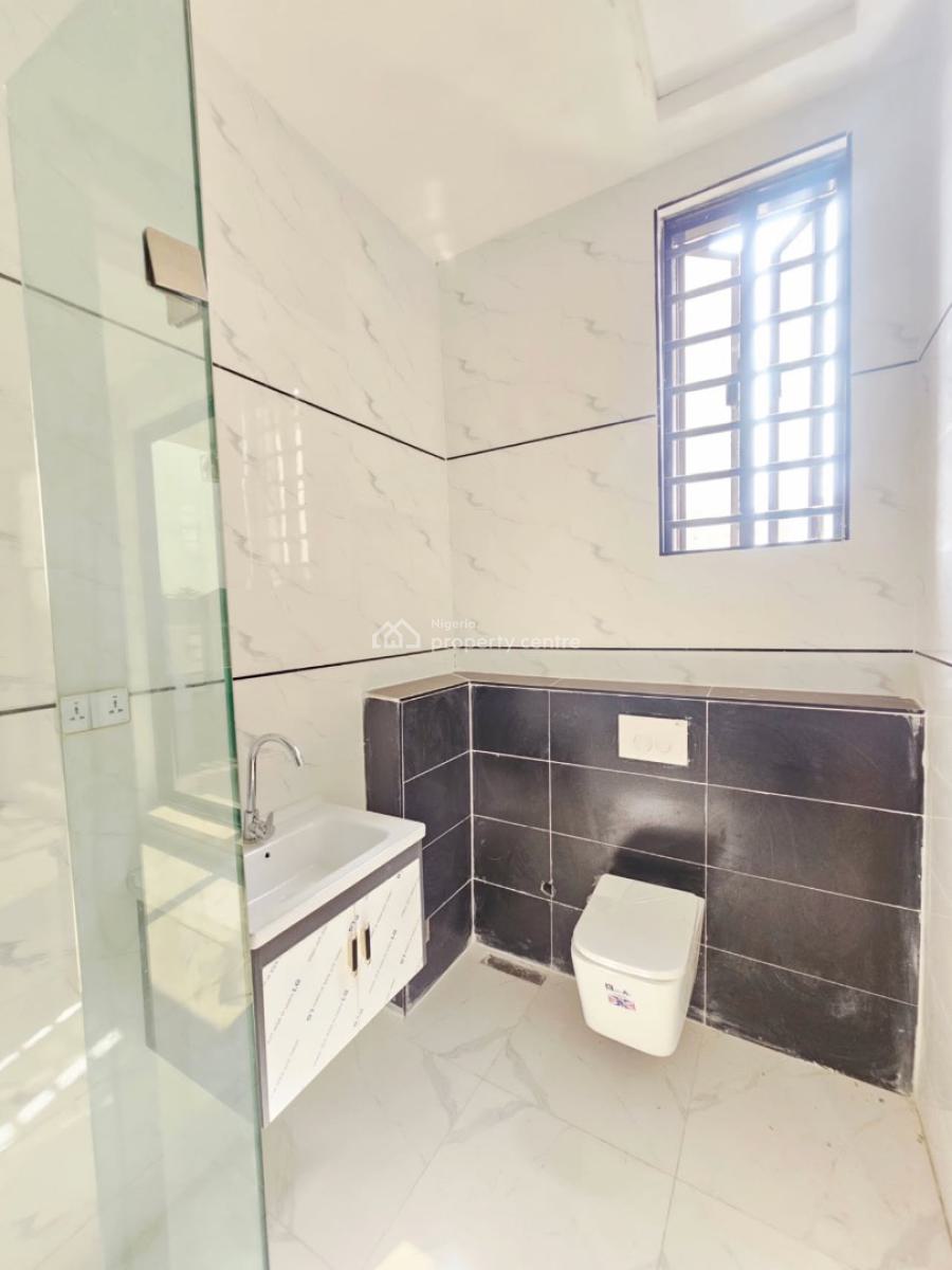 Newly Built 4 Bedroom Semi Detached Duplex with Bq, Secure Estate at Sangotedo Lagos, Sangotedo, Ajah, Lagos, Semi-detached Duplex for Sale