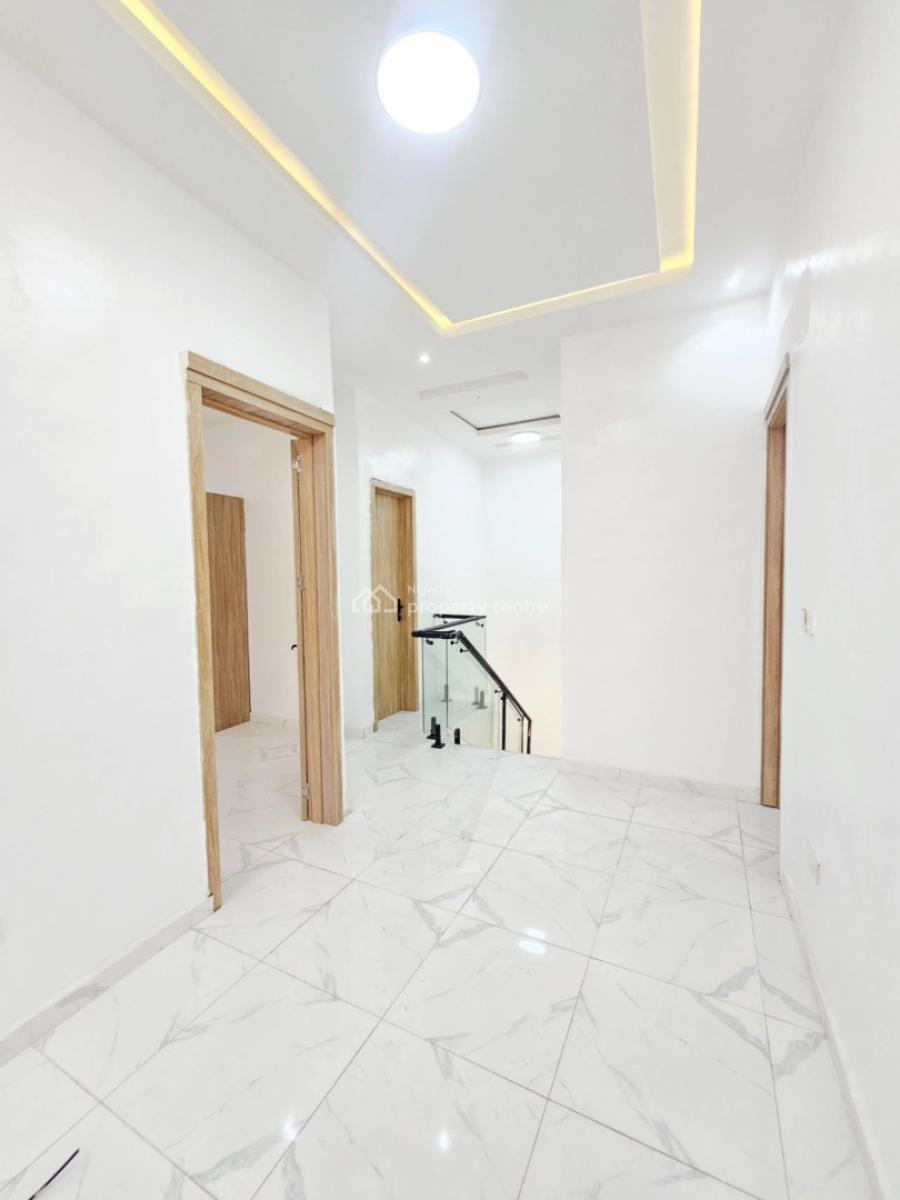 Newly Built 4 Bedroom Semi Detached Duplex with Bq, Secure Estate at Sangotedo Lagos, Sangotedo, Ajah, Lagos, Semi-detached Duplex for Sale