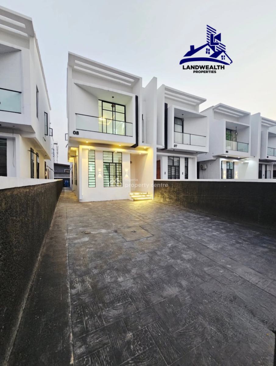 Newly Built 4 Bedroom Semi Detached Duplex with Bq, Idado, Lekki, Lagos, Semi-detached Duplex for Sale