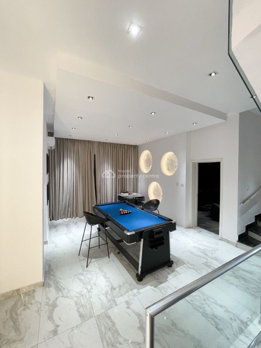 Brand New 4 Bedroom Maisonette with Private Cinema and Snooker Board, By Chisco, Ikate Elegushi, Lekki, Lagos, Flat / Apartment Short Let