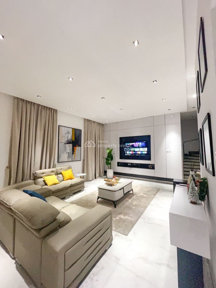 Brand New 4 Bedroom Maisonette with Private Cinema and Snooker Board, By Chisco, Ikate Elegushi, Lekki, Lagos, Flat / Apartment Short Let