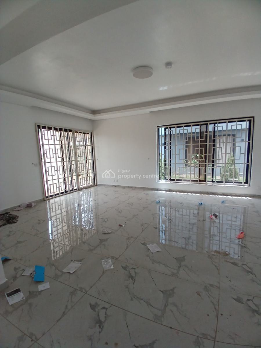 Well Renovated 5 Bedroom Detached Duplex with 1 Room Bq, By National Assembly Quarters, Apo, Abuja, Detached Duplex for Rent