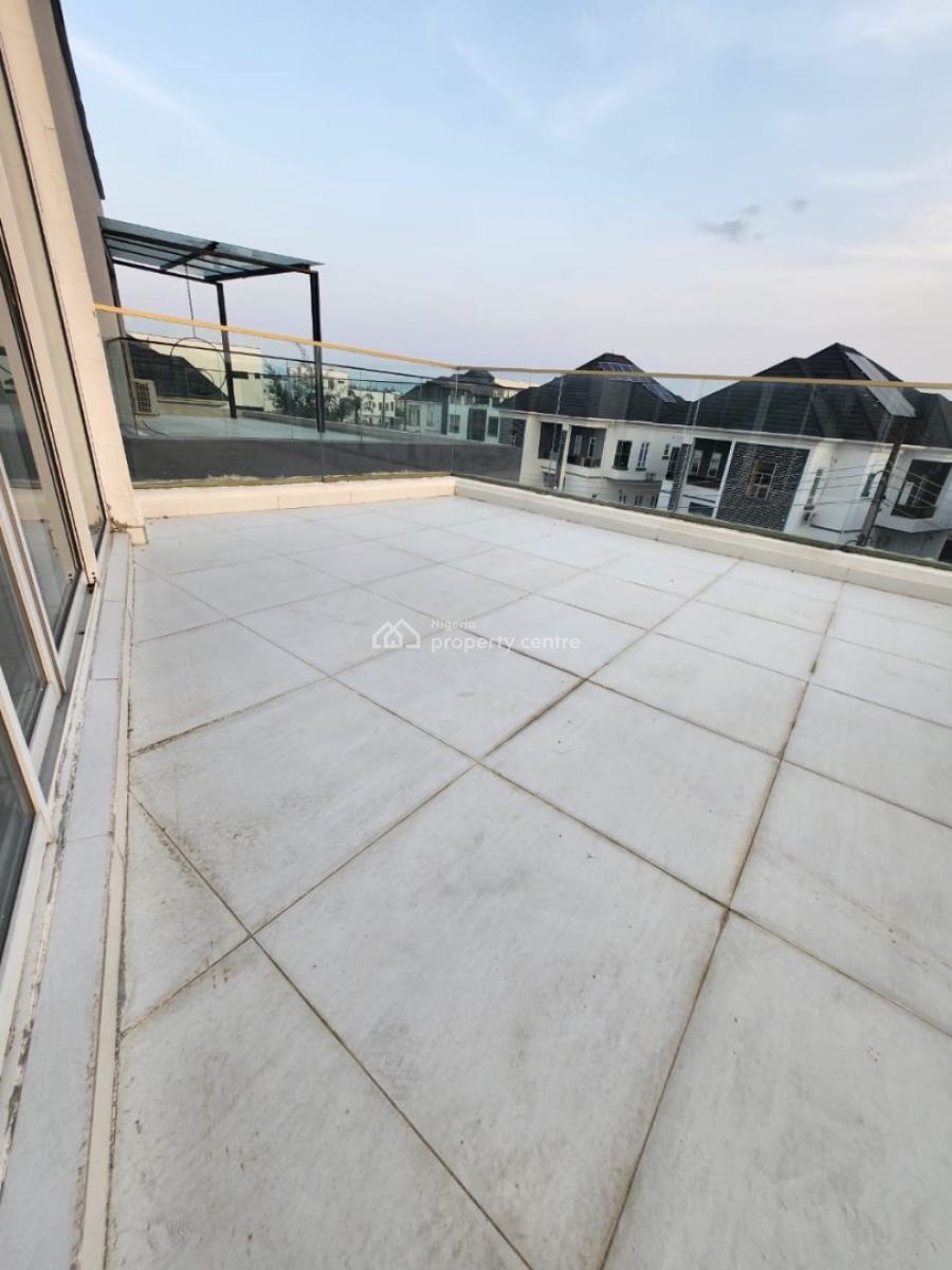 5 Bedroom Detached Duplex with 2 Rooms Bq and Swimming Pool, Rooftop, Lekki County Homes, Ikota, Lekki, Lagos, Detached Duplex for Rent